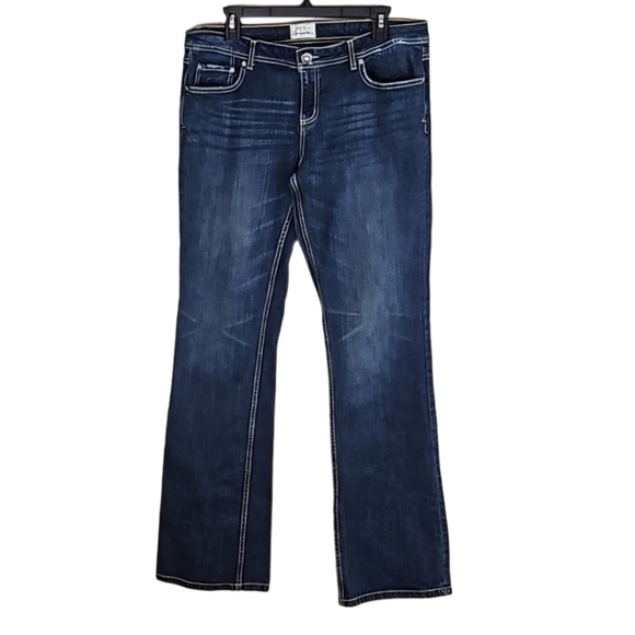 Retro Bootcut Blue Jeans 17/18 Long - Picture 1 of 7
